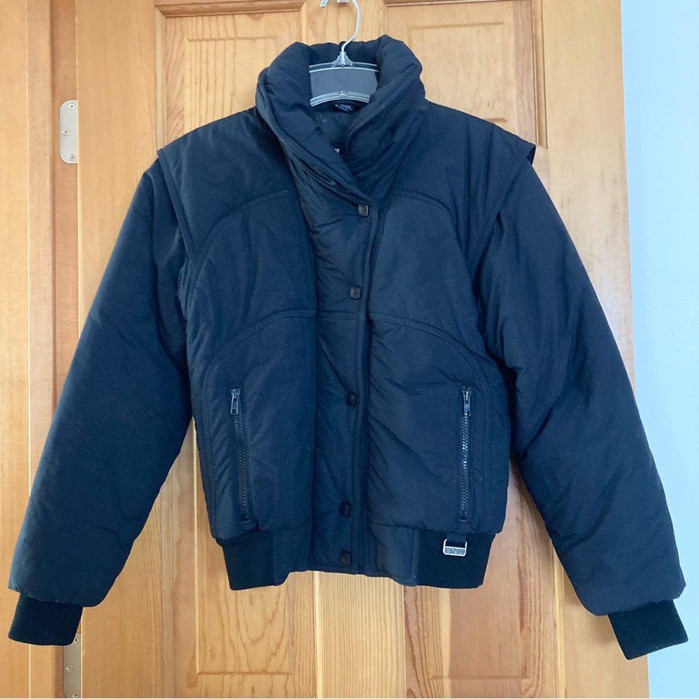 White Stag Black Puffer Ski Jacket